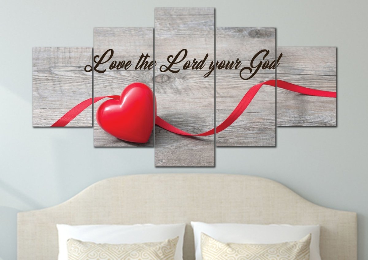 The Ribbon #2 Love the Lord your God Wall Art – Christian Walls