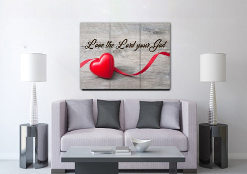 The Ribbon #2 Love the Lord your God Wall Art – Christian Walls
